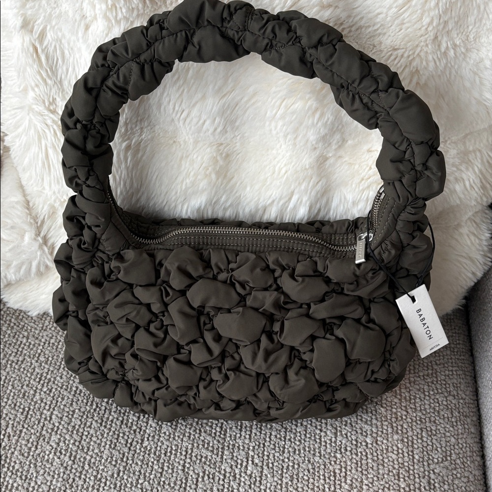 Babaton Dark Olive Curator small Shoulder Bag
